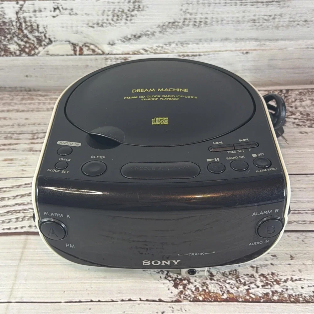 Sony ICF-CD815 Dream Machine AM FM Alarm Clock Radio CD Player TESTED